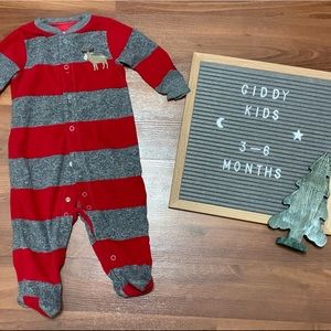 Fleece Reindeer Onesie